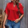 Women'S Summer New V-Neck Stylish Off Shoulder Sleeve Women'S Top