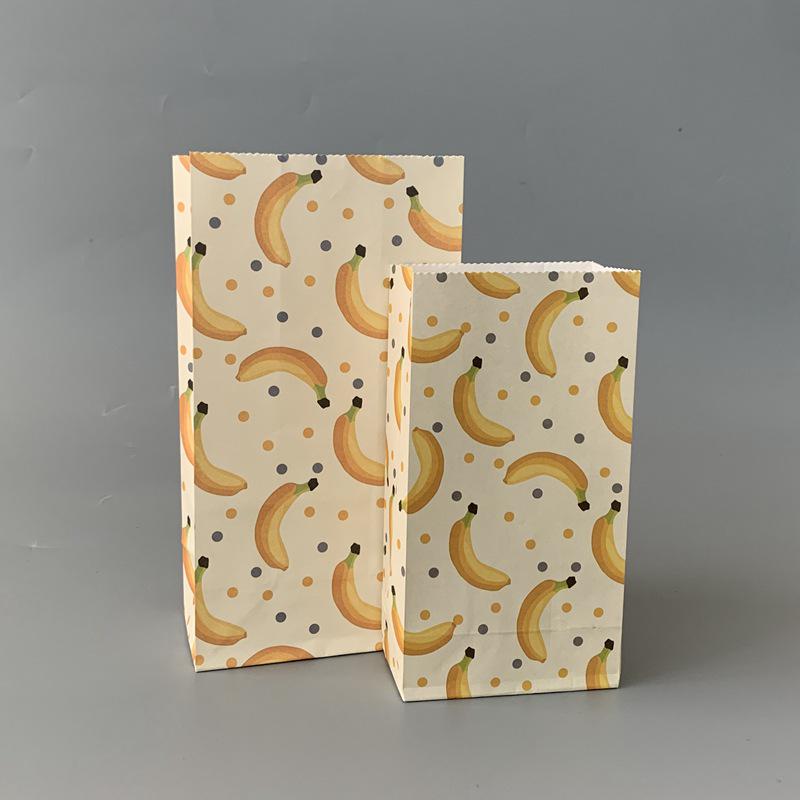 Small Floral Polka Dot Candy & Gift Paper Bag (Handle-Free, Flat Pocket for Cosmetics & Wedding Favors)