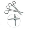 Stainless Steel Hemostatic Forceps Surgical Clips Straight Elbow Large Small Mosquito Clips Complete Set