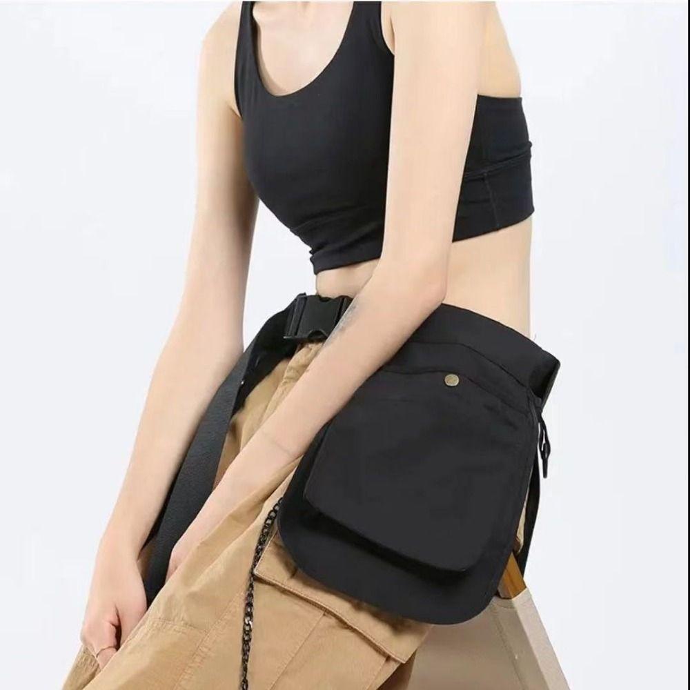 Multi-functional Waist Pack Black Fanny Pack Tool Pouch Apron Belt Bag  Camping