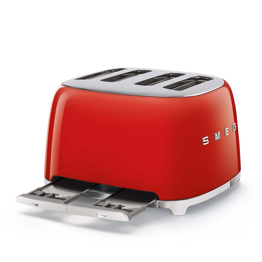 Toaster Smeg Red TSF03RDEU