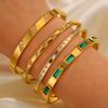 Hot Sale Titanium Steel Bracelet Women's Premium Sense Light Luxury Non-Fading Retro Bracelet Stainless Steel Bracelet