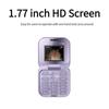 I17pro Flip faltbares Telefon Dual-SIM Dual-Standby Klapphandys Mehrsprachiges UKW-Radio