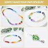 50pcs Translucent Czech Crystal Glass Bead Faceted Colorful Spacer Bead for Jewelry Making DIY Bracelet Necklace Accessories