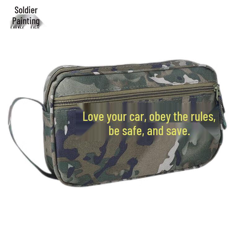 Camouflage Driving Document Organizer Bag