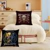 Music M-Megadeth LOGO Pillow Covers Cartoon Sofa Decorative Home Double-sided Printing Short Plush Cute Cushion Cover