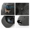 Hip hop ripped street graffiti baseball cap children semi-soft top couple cap male tide