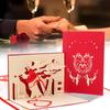 Valentine's Day Three-dimensional Greeting Card Gift Blessing Card