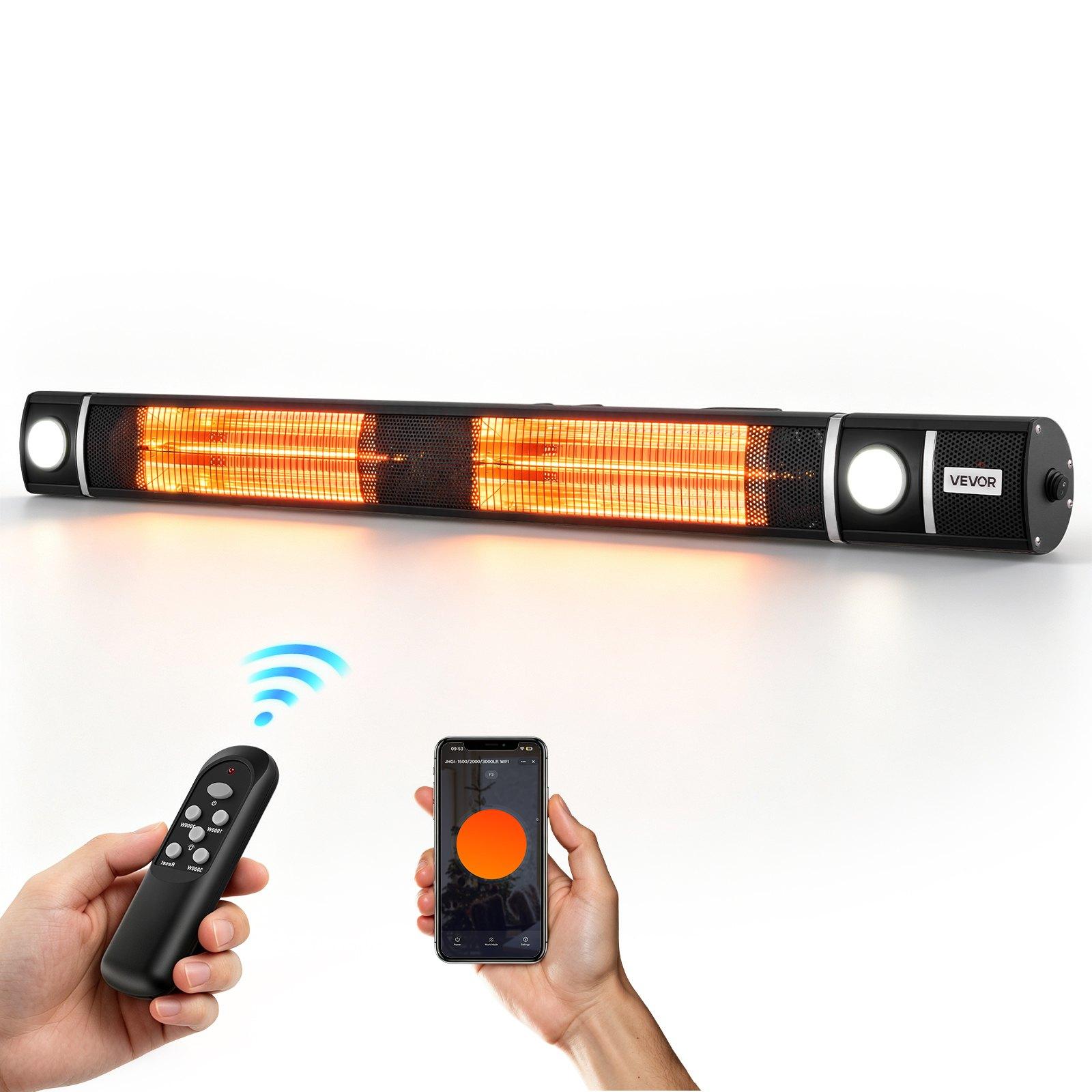 VEVOR Infrared Heater 3000W Electric Space