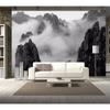Photo Wallpaper 3d Background Wall Mural Black And White Cloud Mountain Landscape Living Room Bedroom Mural
