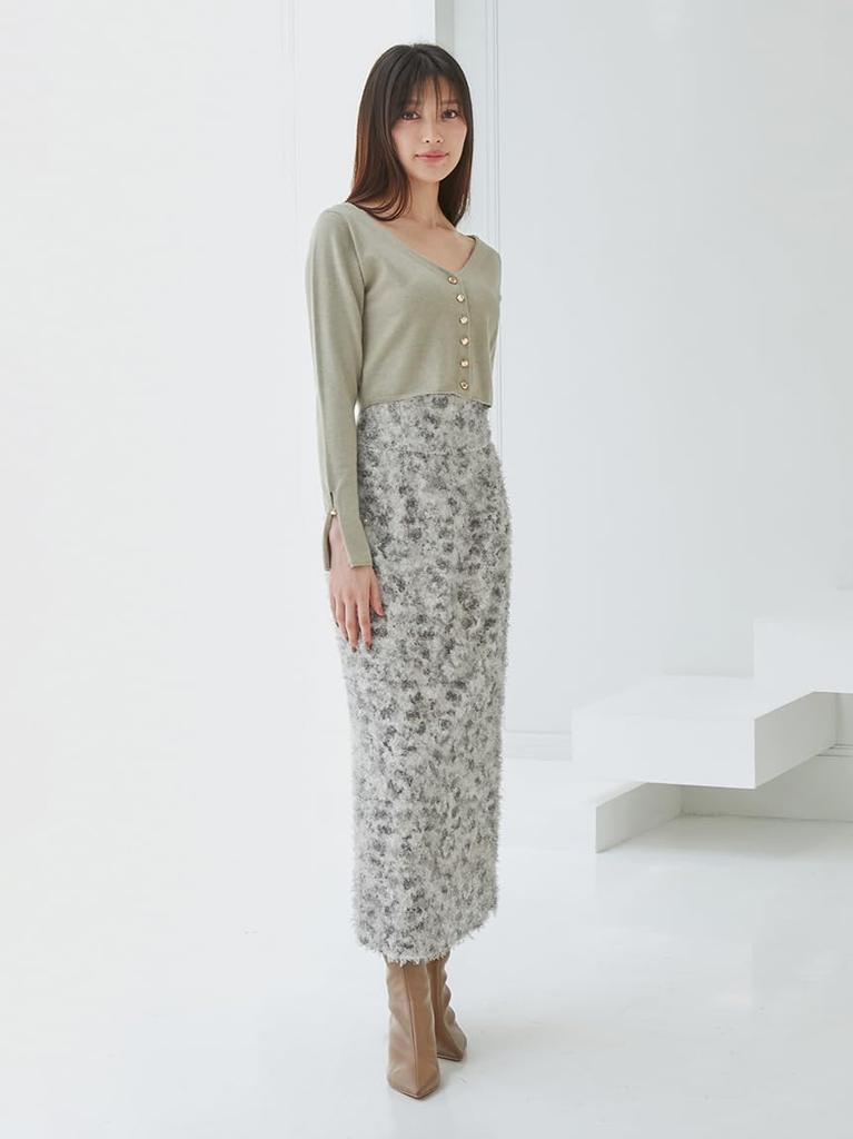 Feder Jacquard Druck Rock SWFS251029MOC0