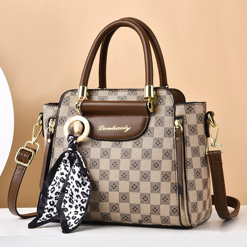 Bag Women's 2025 New Trendy Versatile Women's Bag One Shoulder Oblique Span Bag Large Capacity Fashion Handbag Women's Bag