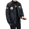 Men's Trendy Pilot Jacket - Casual Baseball Style, Loose Fit for Spring and Autumn