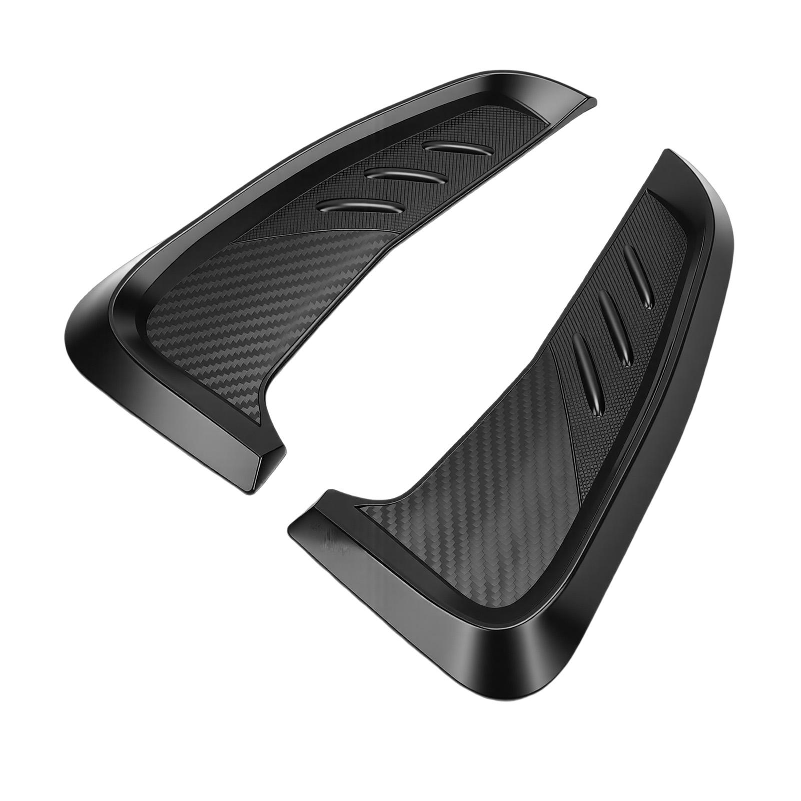 

2pcs Car Side Vent Trim Self Adhesive Exterior Side Panel Decor Universal for Car