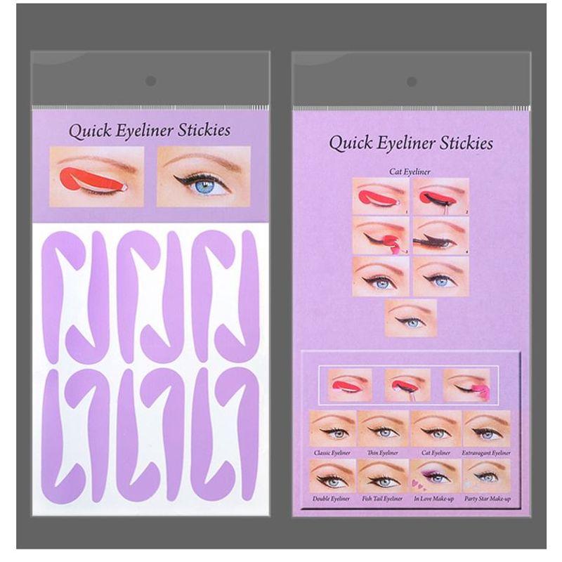 Worthbuy - Set of 4: Eyeliner Stencil Sticker