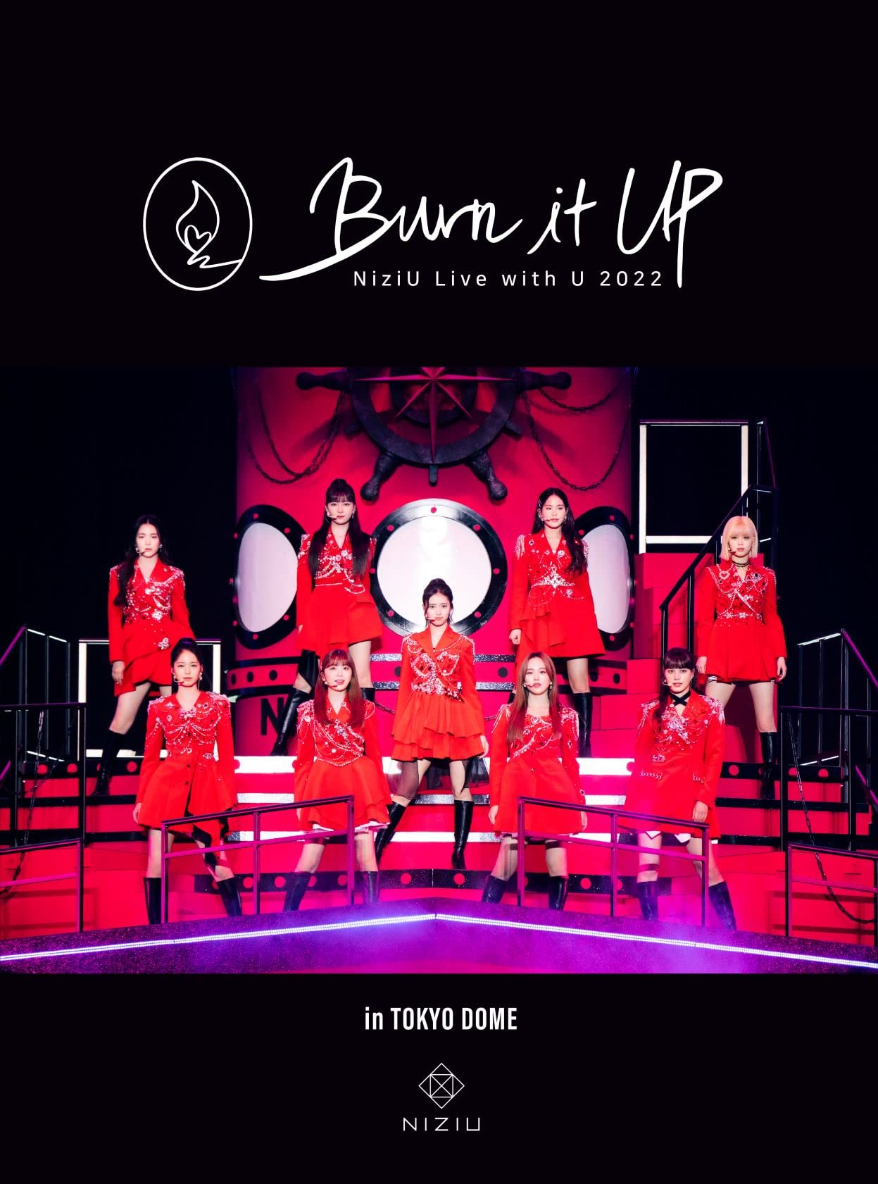 

NiziU Live with U 2022 в TOKYO DOME «Burn Up» (Ограниченный выпуск) (Бонус отсутствует) [Блю рей]