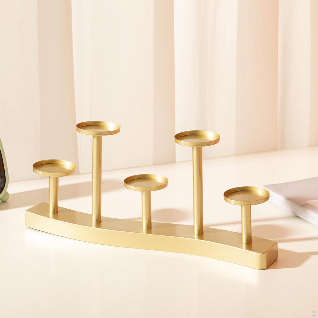 candle Holder Candelabra Ornament Centerpiece Gift Candlestick for Wedding Table