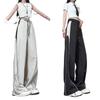 Unisex Striped Summer Pants for Teens, 2025 New Arrival, Straight Cut Wide-Leg Sports Style