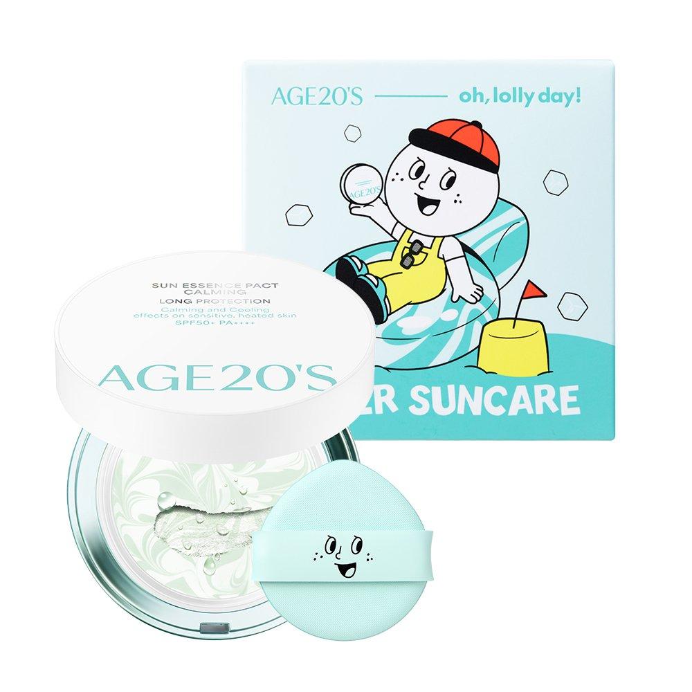 

AGE20S Sun Essence Pact Успокаивающая Длительная Защита Оригинал 12,5 г SPF50+ PA++++