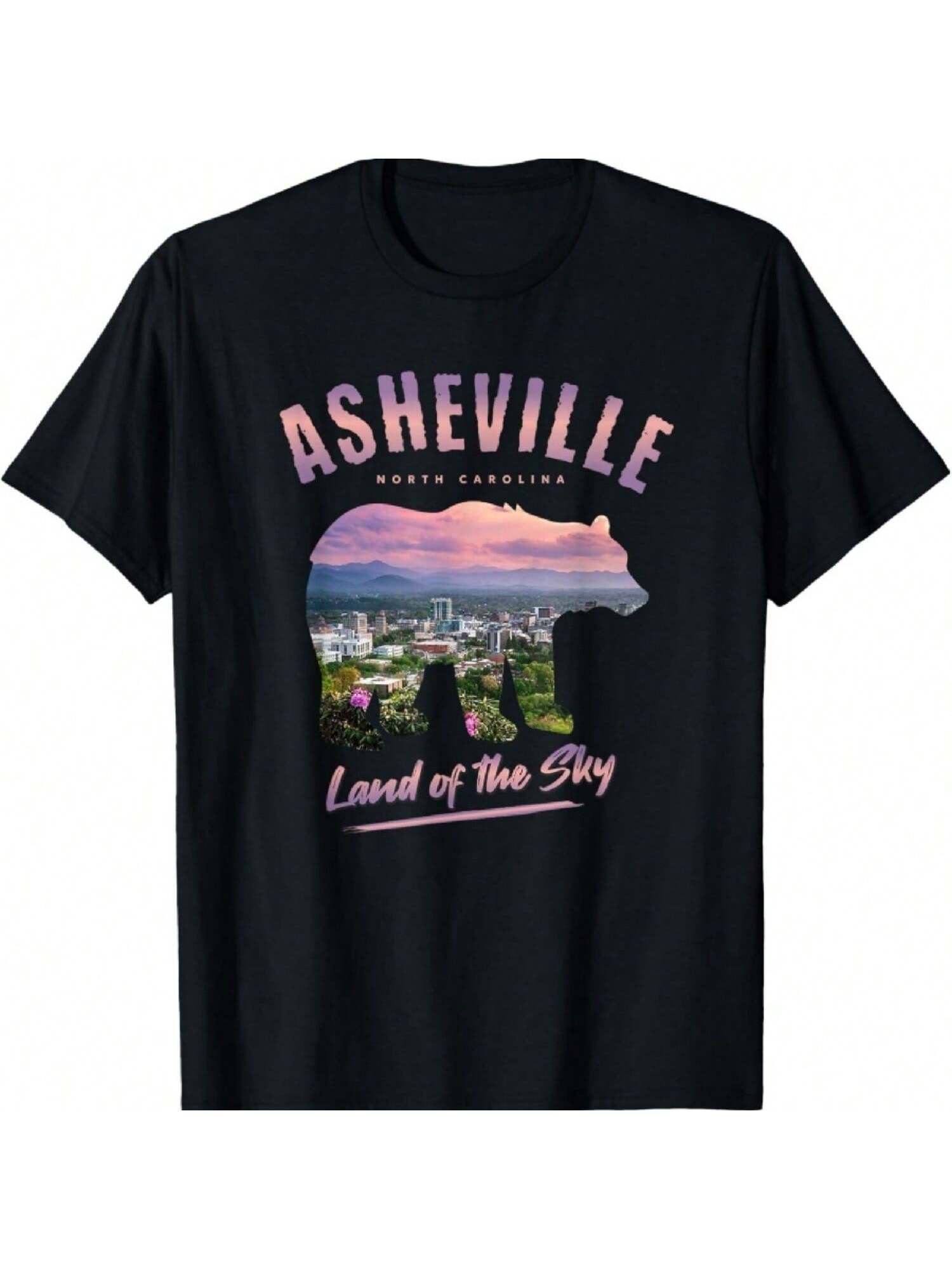 Asheville Mountains Land Of The Sky AVL Nickname NC Souvenir T-Shirt S разноцветный