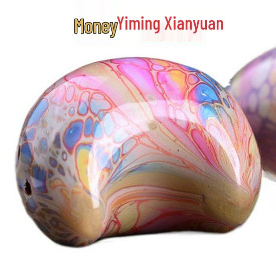 Деревянный брелок-подвеска на сумку в виде кошки, окрашенный