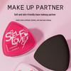 Find Skin "I Love Me" Pink & Black Pineapple Cushion Puff Set - Super Soft Foundation Base, Minimal Powder Absorption.