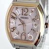 Used [In Operation] Polished Seiko SEIKO LUKIA Women's Watch Radio Solar Good Condition Pink Silver Dial Gold S2380