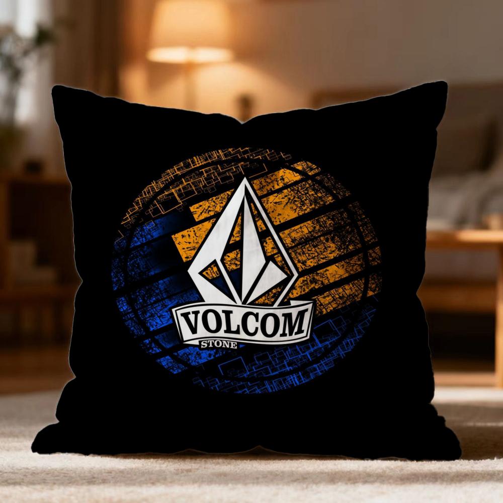 

Fashion V-VVolcom Cushion Cover Soft Washable Pillow Case Multi-Scene for Couch Bed Travel Office Use 30cmx30cm