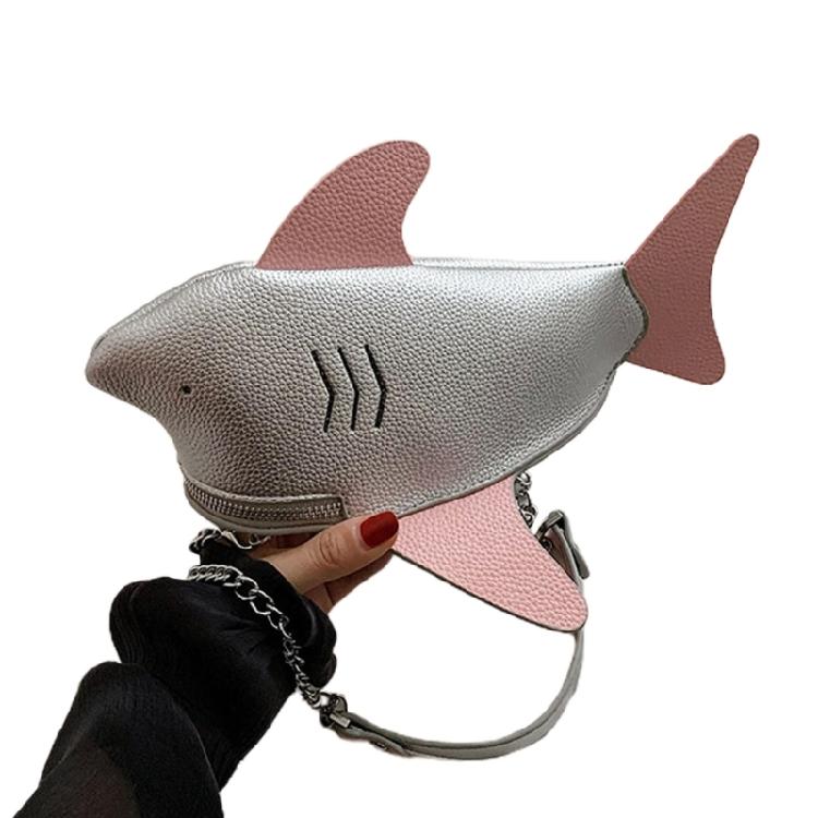 Playful Cartoon Animal Shape Women's PU Shoulder Bags Chain Sling Crossbody Bag