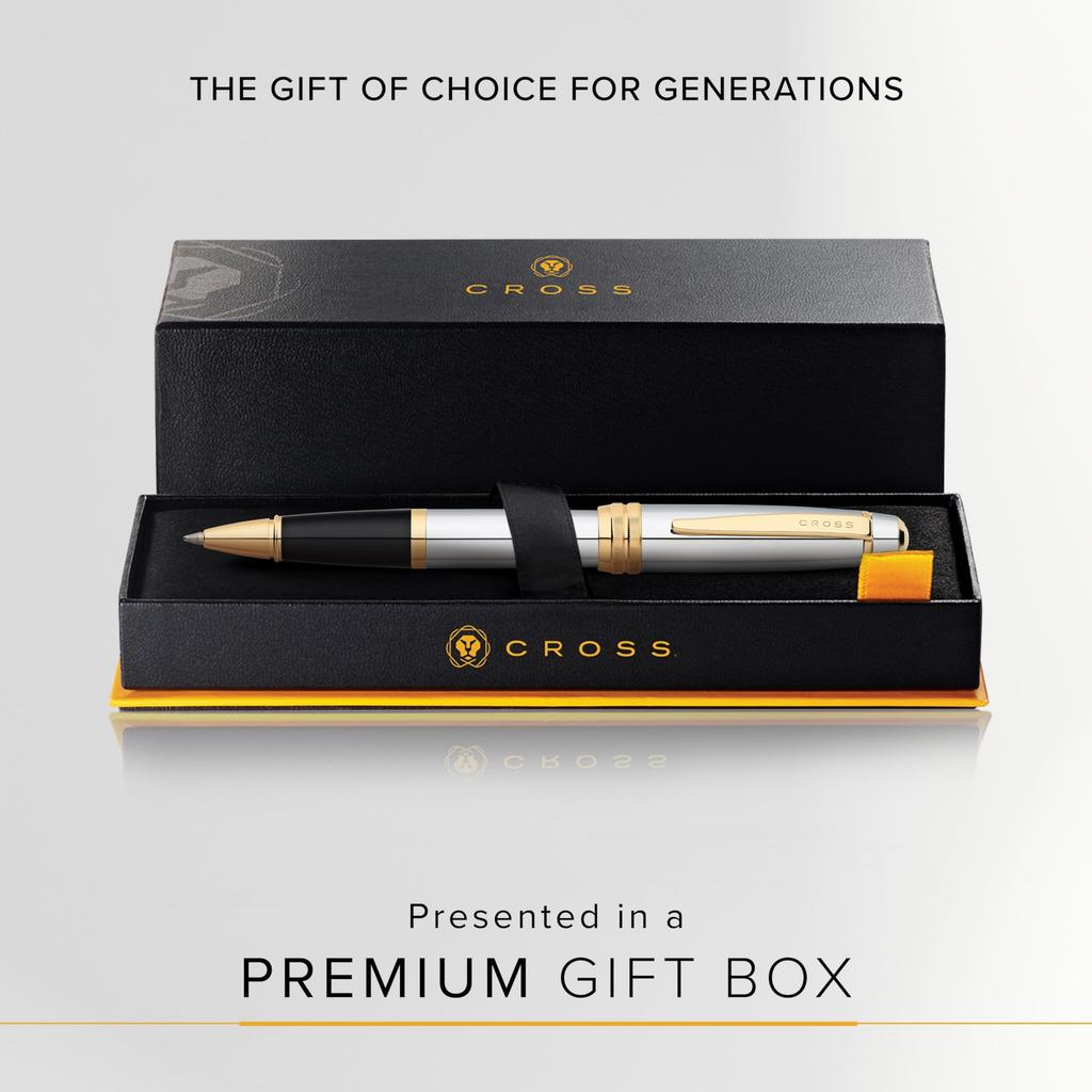 CROSS Official CROSS Rollerball Medium Bailey Medalist Genuine Imported Product Pen, Water-based, Nib, AT0455-6,