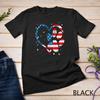 American Flag Patriotic Dog and Cat Paw Print - 4th Of July T-Shirt Unisex T-shirt