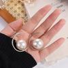 Imitation Pearl Large Pearl Earrings Exaggerated Big Pearl Ear Loops Pearl Stud Earrings  Women