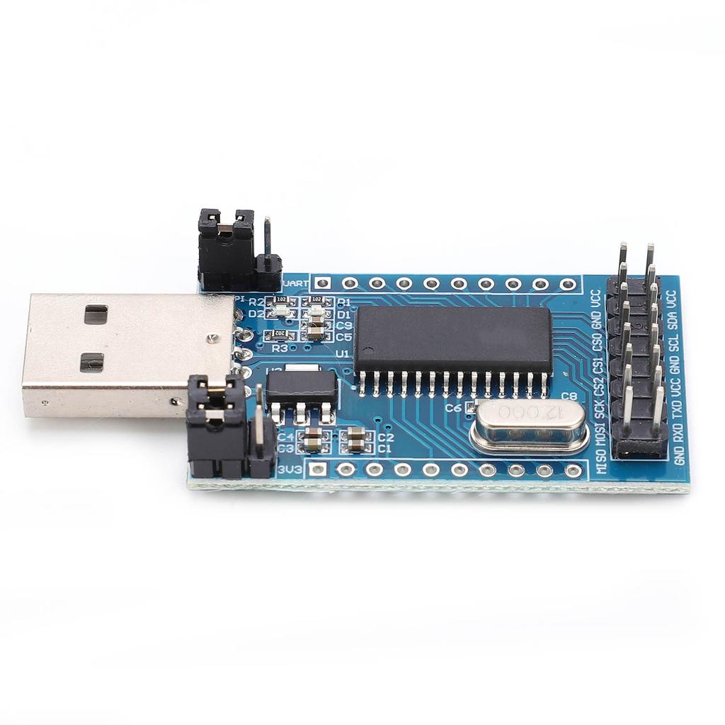 Parallelport-Modul USB zu UART I2C SPI TTL ISP EPP MEM Schnittstelle 3.3V 5V Ausgangsspannung