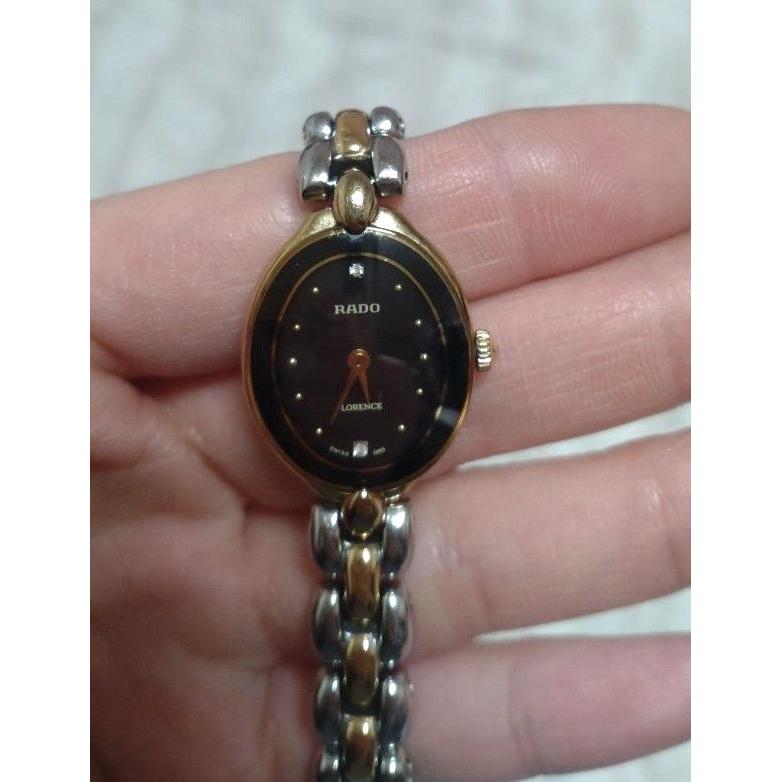 Used RADO FLORENCE Ladies watch gold black with two pieces