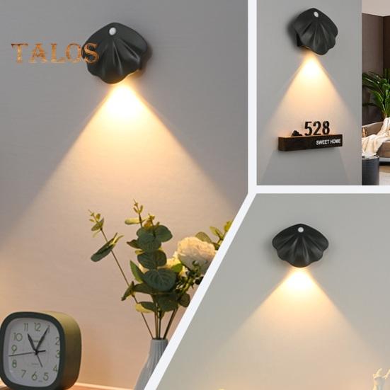 Motion Sensor Night Light Dimmable 3 Light Modes Auto On/Off Rechargeable Simple Installation Wireless Magnetic Wall Light