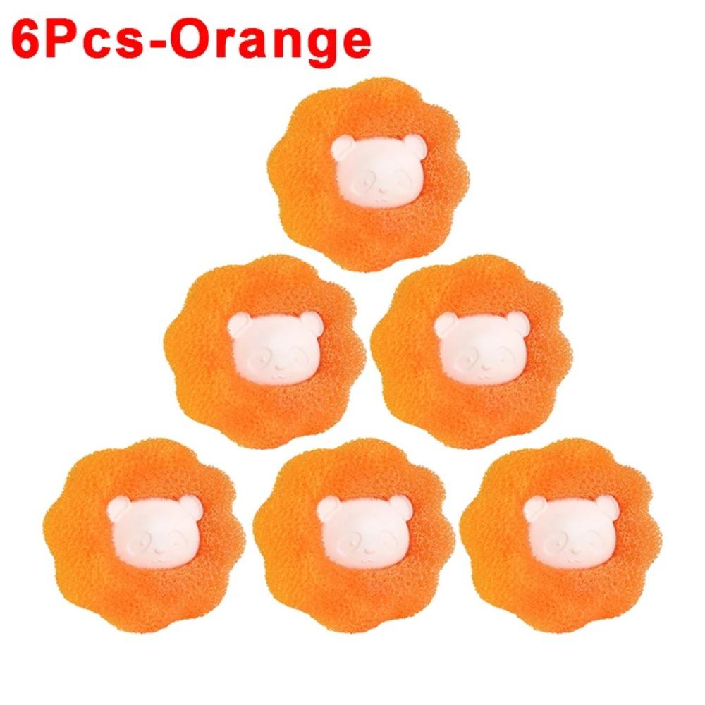 6Pcs Laundry Ball Kit Reusable Washing Machine Clothes Hair Cleaning Tool Pets Hair Catcher Household Cleaning Laundry Balls
