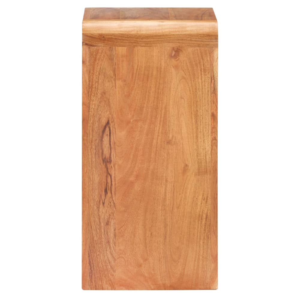 Nightstand 40 X 30 X 60 Cm Solid Wood with Honey Colored Finish