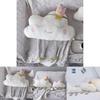 Adorable Cloud Shaped Plush Pillow For Babies Cute Nursery Comfort Doll Gift For Girls