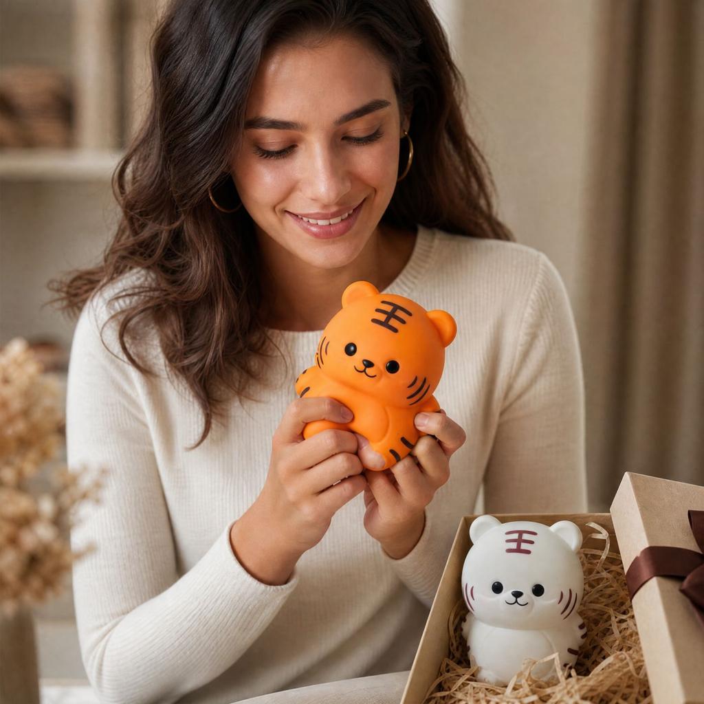 Slow Toy, Realistic Animal Stress Ball for Adults and Kids, Random Color