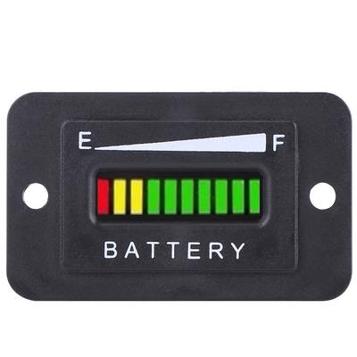 Keenso LED Digital Charger, Fuel Meter, Indicator, Golf Cart, Time Meter, Gauge (12/24V)