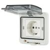 Standard IP66 Waterproof Wall Outlet Wall Mounted Concealed Plug Adapter Socket with PC Shell  16A