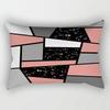 30*50cm Yellow Red Geometric Nordic Pattern Printing Simple Decoration Living Room Home Polyester Rectangular Pillowcase