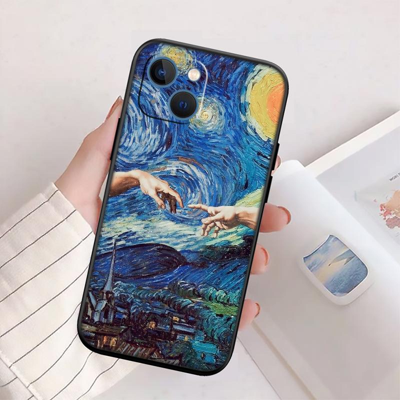 Starry Night Van Gogh Painting Phone Case for OPPO A3 Pro A72 A74 A76 A77 A77S A78 A79 A94 A95 A96 A18 A40M A58