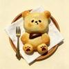 Hand Relax Bear Baked Bread Toy Slow Rising Slow Rebound Toy Bear Bread Squeeze Toy  Kids Adults