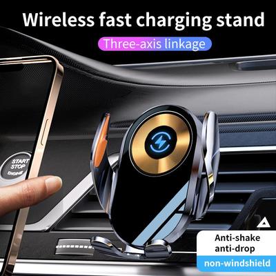 2024 Magic A6 Clip Tříosé propojení Creative Line Design Bezdrátová nabíječka do auta Držák na mobilní telefon Chytré doplňky do auta