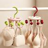 Hanging Hat Bra Hanger Non Slip Hat Tie Bag Hook Durable 8 Hooks Rotating Hook Apartment