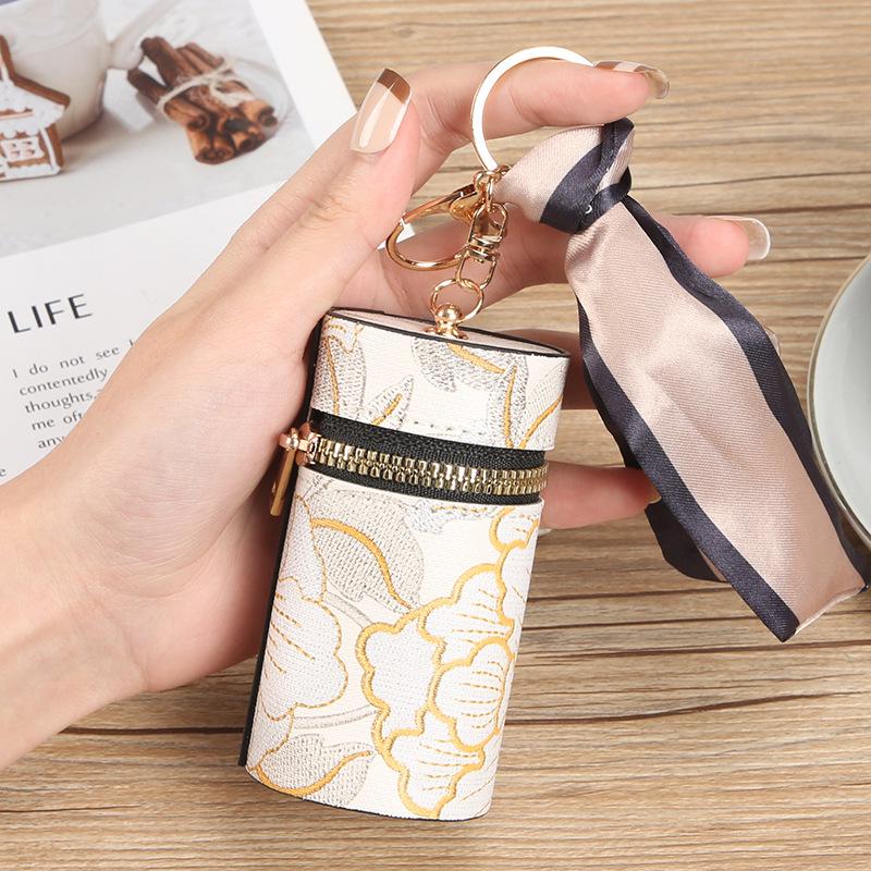 Vintage Women's Lipstick Coin Purse: Cute, Portable Wallet & Earphone Bag