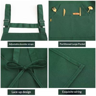 Professional Barber Apron Breathable Waterproof Cooking Aprons 2 Sizes Large Pocket Working Clothes For Hairdressing