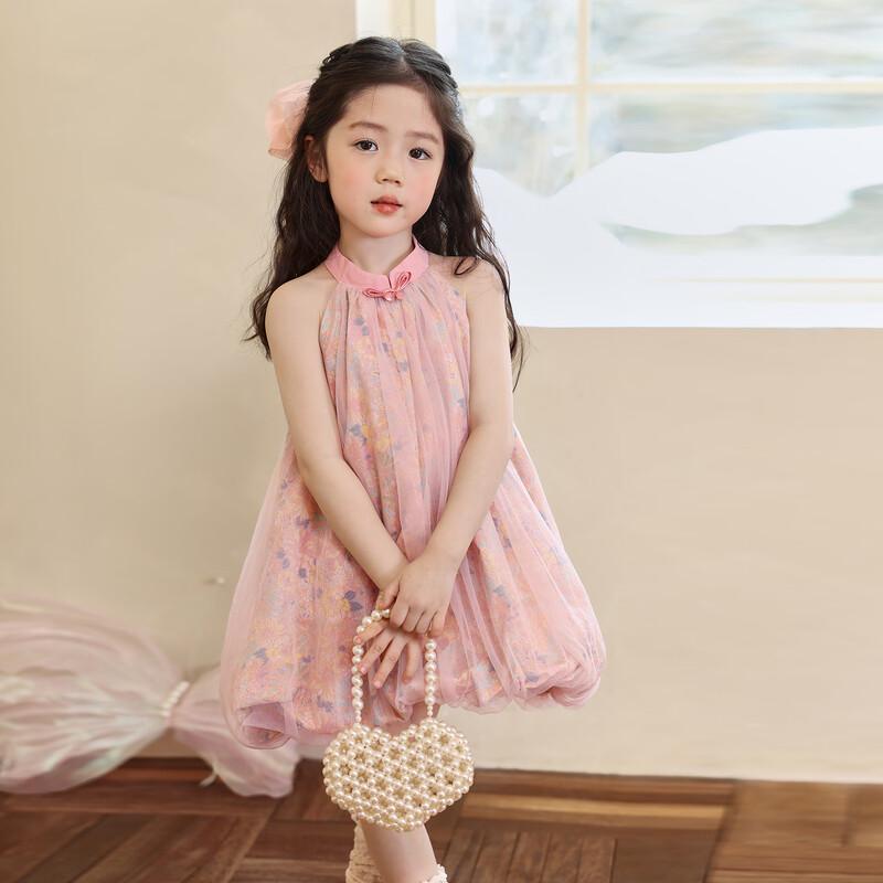 LUSON Little O Baby Girls' New Chinese Style Qipao Dress 2025