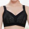 Women's Thin Bra Full Cup Underwear Plus Size Bra Without Steel Rim Push Up Bra